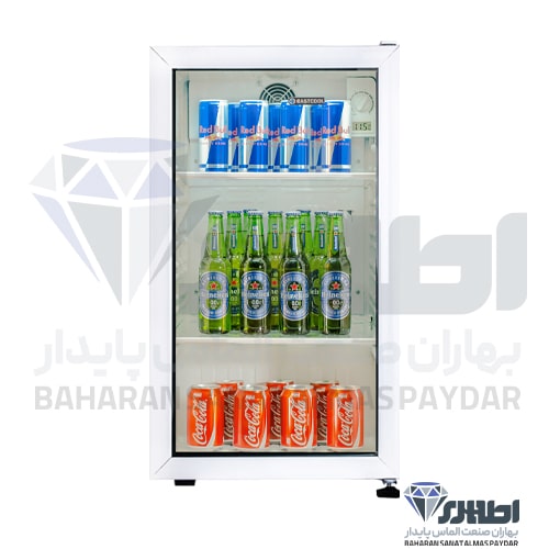 یخچال 5 فوت شوکیس ایستکول مدل درب شیشه ای