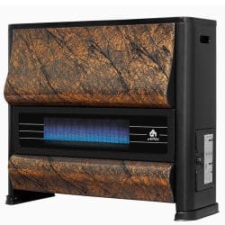 بخاری گازی کارتوس 14000 مدل بهمن گرافیکی طرح شومینه